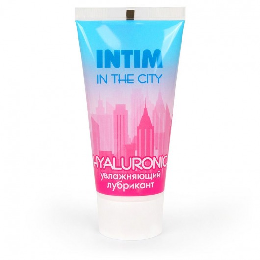 Увлажняющий лубрикант на водной основе Intim in the city Hyaluronic - 60 гр. - Биоритм - купить с доставкой в Калининграде