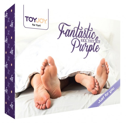 Эротический набор FANTASTIC PURPLE SEX TOY KIT - Toy Joy - купить с доставкой в Калининграде
