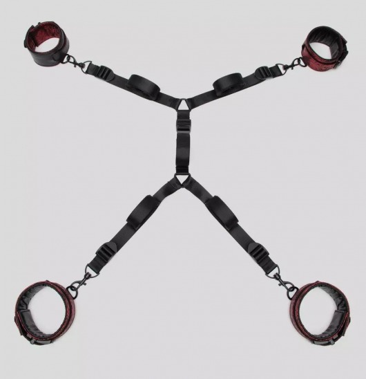 Изысканный набор фиксаций на кровати Reversible Under Mattress Restraint Set - Fifty Shades of Grey - купить с доставкой в Калининграде