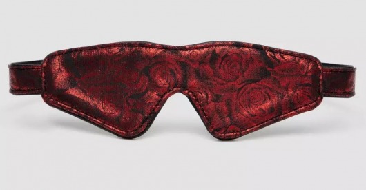 Двусторонняя красно-черная маска на глаза Reversible Faux Leather Blindfold - Fifty Shades of Grey - купить с доставкой в Калининграде