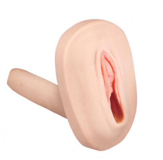 Мастурбатор-вагина с вибрацией и выносным пультом управления REALSTUFF SMOOTH   BALD - Dream Toys - в Калининграде купить с доставкой
