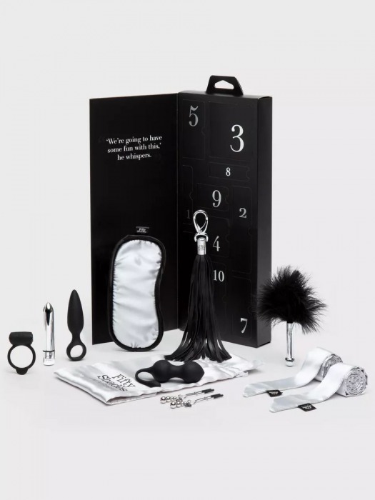 Эротический набор Pleasure Overload 10 Days of Play Gift Set - Fifty Shades of Grey - купить с доставкой в Калининграде