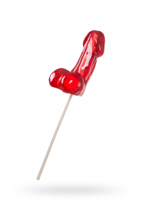Красный леденец в форме фаллоса со вкусом виски - Sosuчki - купить с доставкой в Калининграде