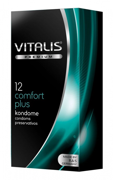 Контурные презервативы VITALIS PREMIUM comfort plus - 12 шт. - Vitalis - купить с доставкой в Калининграде