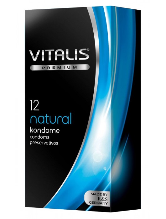 Классические презервативы VITALIS PREMIUM natural - 12 шт. - Vitalis - купить с доставкой в Калининграде