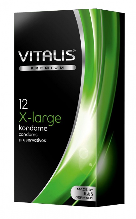 Презервативы увеличенного размера VITALIS PREMIUM x-large - 12 шт. - Vitalis - купить с доставкой в Калининграде
