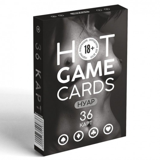 Игральные карты HOT GAME CARDS НУАР - 36 шт. - Сима-Ленд - купить с доставкой в Калининграде