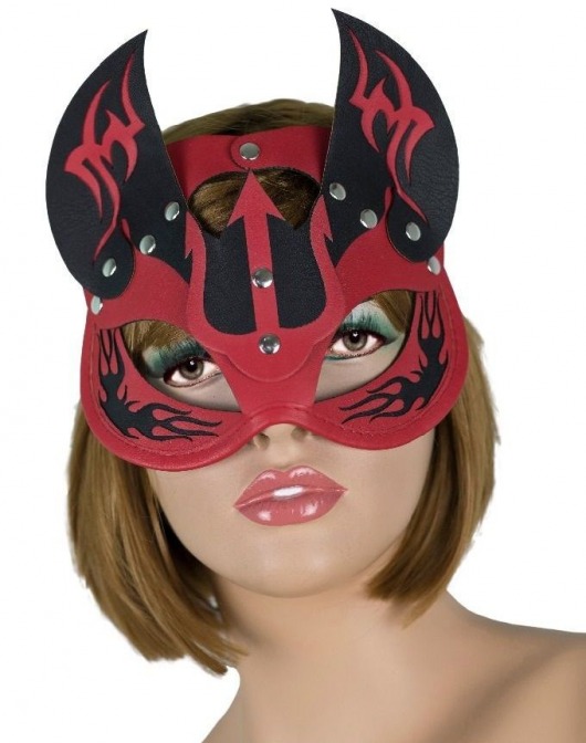 Маска дьяволицы с рожками - LOVETOY (А-Полимер) - купить с доставкой в Калининграде