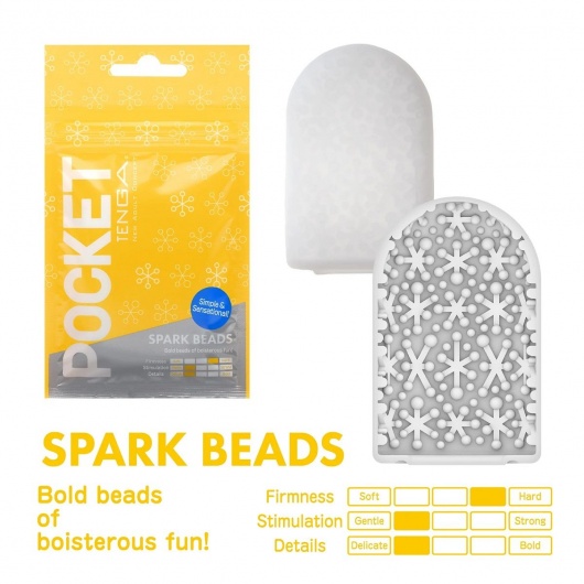 Карманный мастурбатор Spark Beads - Tenga - в Калининграде купить с доставкой