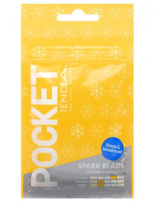 Карманный мастурбатор Spark Beads - Tenga - в Калининграде купить с доставкой
