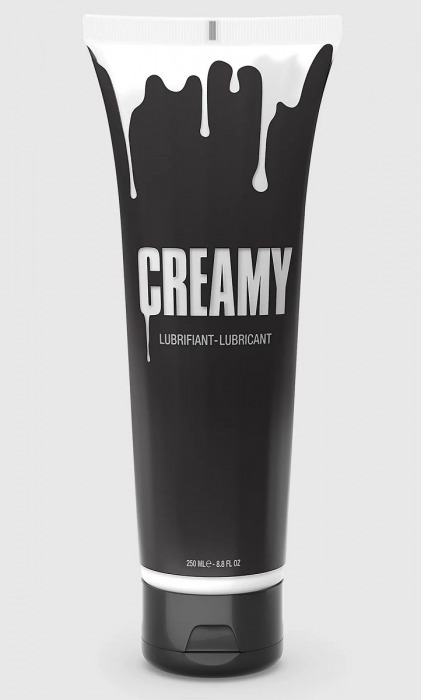 Смазка на водной основе Creamy с консистенцией спермы - 250 мл. - Strap-on-me - купить с доставкой в Калининграде