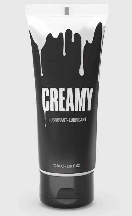 Смазка на водной основе Creamy с консистенцией спермы - 70 мл. - Strap-on-me - купить с доставкой в Калининграде