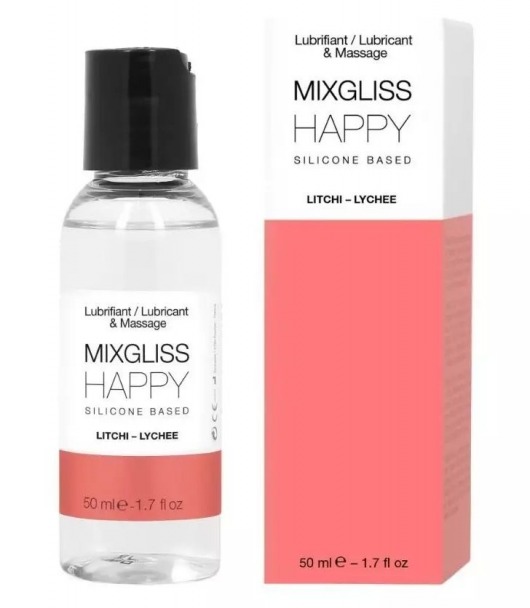 Смазка на силиконовой основе Mixgliss Happy - 50 мл. - Mixgliss - купить с доставкой в Калининграде