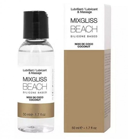Смазка на силиконовой основе Mixgliss Beach - 50 мл. - Mixgliss - купить с доставкой в Калининграде