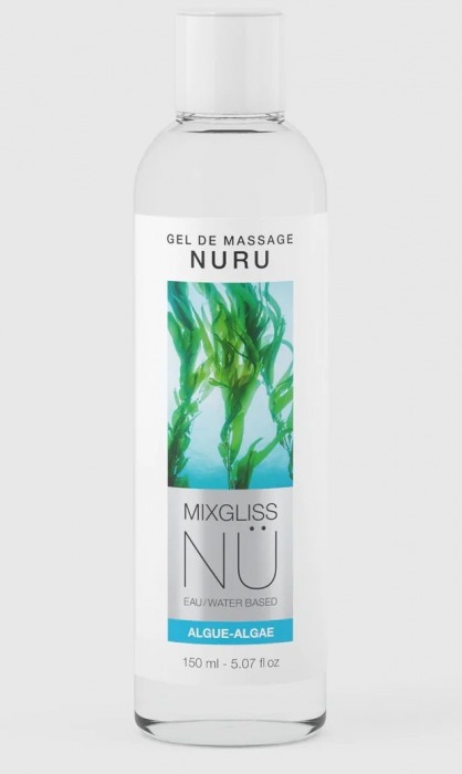 Массажный гель на водной основе Mixgliss NU Algae - 150 мл. - Mixgliss - купить с доставкой в Калининграде