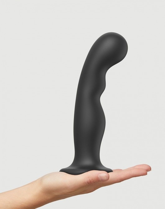 Черная насадка Strap-On-Me Dildo Plug P G size XXL - Strap-on-me - купить с доставкой в Калининграде