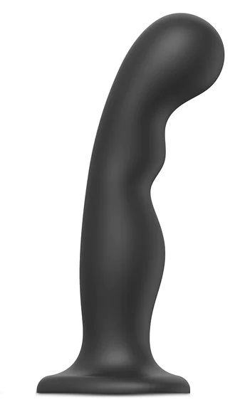 Черная насадка Strap-On-Me Dildo Plug P G size XXL - Strap-on-me - купить с доставкой в Калининграде
