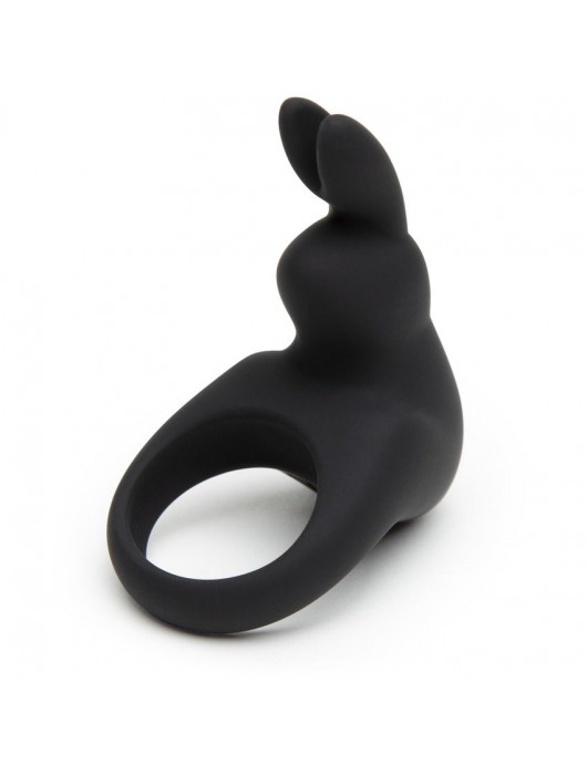 Черное эрекционное виброкольцо Happy Rabbit Rechargeable Rabbit Cock Ring - Happy Rabbit - в Калининграде купить с доставкой
