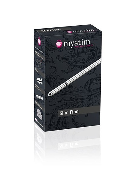Зонд для электростимуляции уретры Slim Finn - 15 см. - MyStim - купить с доставкой в Калининграде