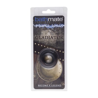 Чёрное эрекционное кольцо Gladiator - Bathmate - в Калининграде купить с доставкой