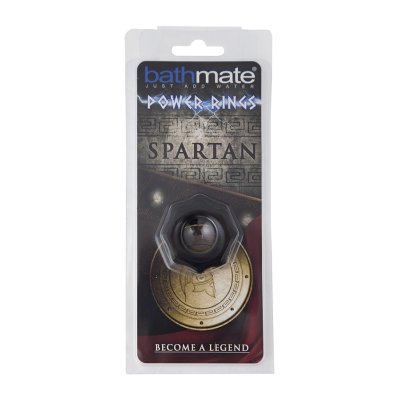 Чёрное эрекционное кольцо Spartan - Bathmate - в Калининграде купить с доставкой