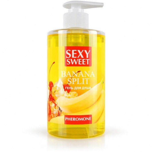 Гель для душа Sexy Sweet Banana Split с ароматом банана и феромонами - 430 мл. -  - Магазин феромонов в Калининграде
