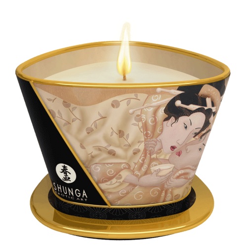Массажная свеча Vanilla Fetish с ароматом ванили - 170 мл. - Shunga - купить с доставкой в Калининграде