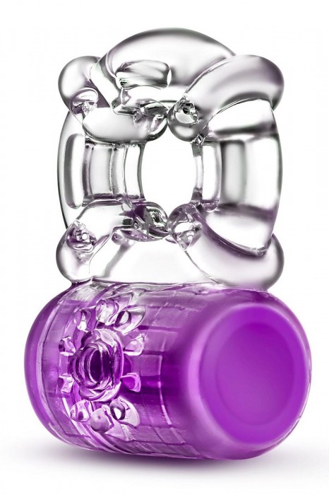 Фиолетовое эрекционное виброкольцо Pleaser Rechargeable C-Ring - Blush Novelties - в Калининграде купить с доставкой