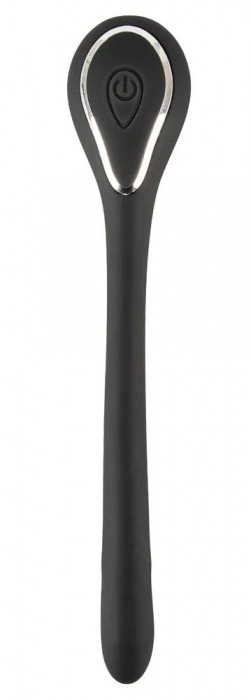 Черный гибкий уретральный стимулятор с вибрацией Vibrating Bendable Dilator - 13,5 см. - Orion - купить с доставкой в Калининграде