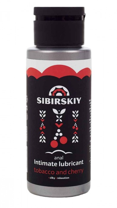 Анальный лубрикант на водной основе SIBIRSKIY с ароматом вишни и табака - 100 мл. - Sibirskiy - купить с доставкой в Калининграде