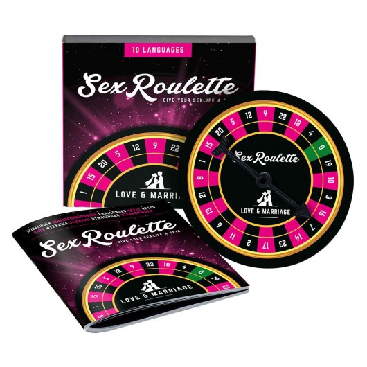 Настольная игра-рулетка Sex Roulette Love   Marriage - Tease&Please - купить с доставкой в Калининграде