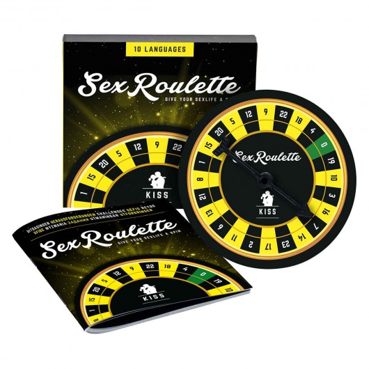 Настольная игра-рулетка Sex Roulette Kiss - Tease&Please - купить с доставкой в Калининграде