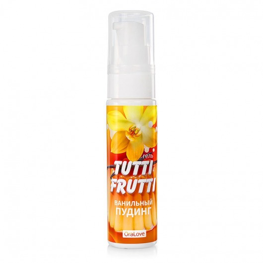 Интимный гель на водной основе Tutti-Frutti  Ванильный пудинг  - 30 гр. - Биоритм - купить с доставкой в Калининграде