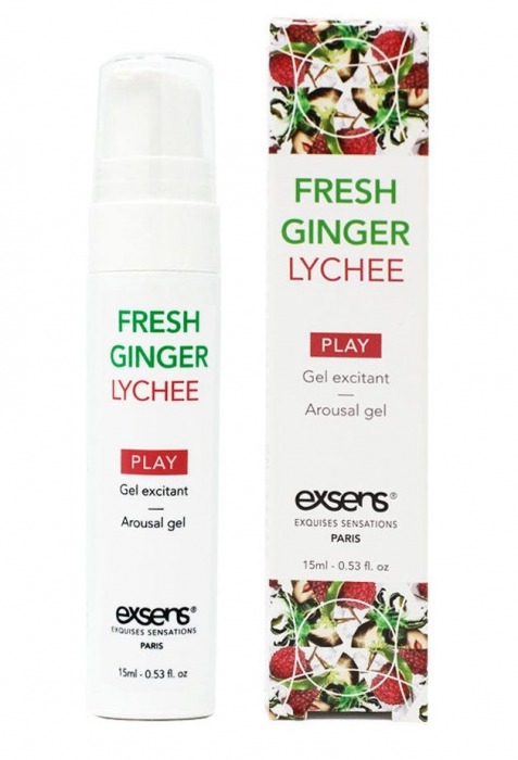Возбуждающий гель Fresh Ginger Lychee Arousal Gel - 15 мл. - Exsens - купить с доставкой в Калининграде