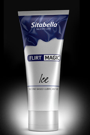 Силиконовая гель-смазка FLIRT MAGIC Ice с лёгким пролонгирующим эффектом - 75 мл. - Sitabella - купить с доставкой в Калининграде