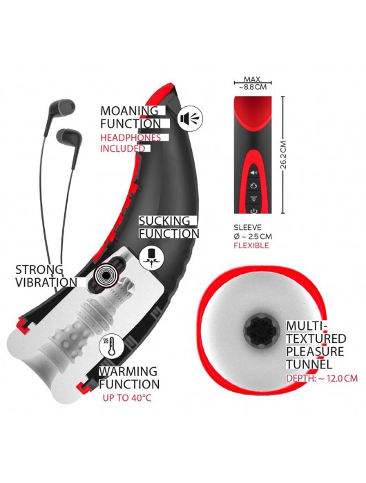 Автоматический мастурбатор WYNE 03 с подогревом - Orion - в Калининграде купить с доставкой