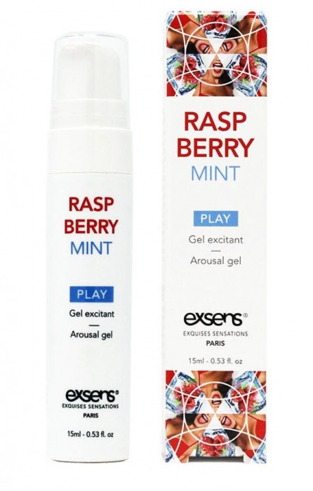 Возбуждающий гель Raspberry Mint с ароматом малины и мяты - 15 мл. - Exsens - купить с доставкой в Калининграде