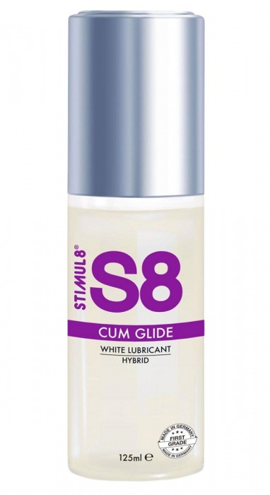 Гибридный лубрикант S8 Hybrid Cum Glide с консистенцией спермы - 125 мл. - Stimul8 - купить с доставкой в Калининграде