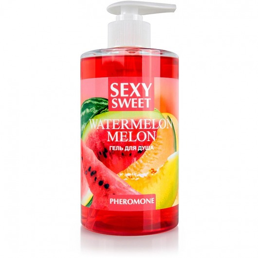 Гель для душа Sexy Sweet Watermelon Melon с ароматом арбуза, дыни и феромонами - 430 мл. -  - Магазин феромонов в Калининграде