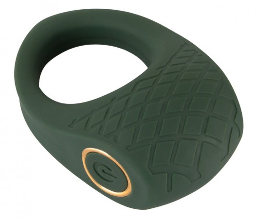 Зеленое эрекционное виброкольцо Luxurious Vibro Cock Ring - Orion - в Калининграде купить с доставкой