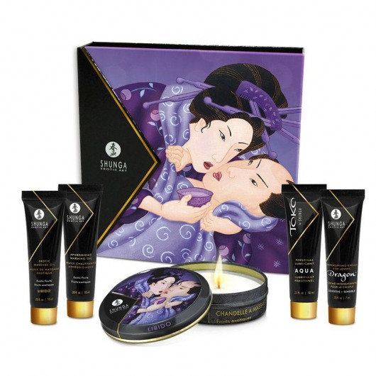 Подарочный набор Geishas secret из 5 предметов - Shunga - купить с доставкой в Калининграде