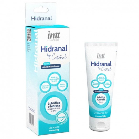 Лубрикант на водной основе Hidranal с гиалуроновой кислотой - 50 гр. - INTT - купить с доставкой в Калининграде