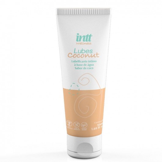Лубрикант на водной основе Lubes Coconut с ароматом кокоса - 50 гр. - INTT - купить с доставкой в Калининграде