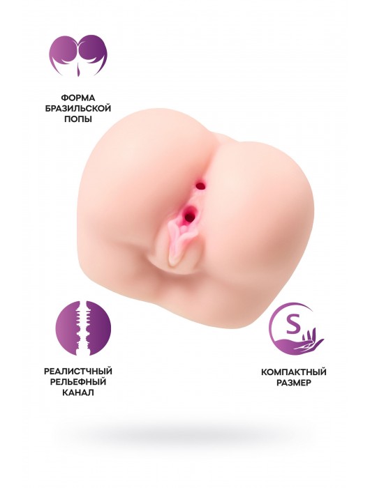 Реалистичный мастурбатор Paula с 2 любовными тоннелями - ToyFa - в Калининграде купить с доставкой