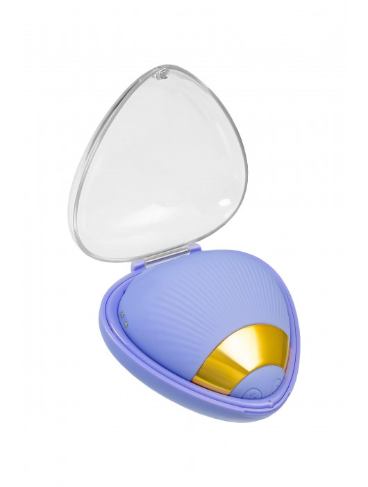 Сиреневый вибратор Crasatell с вакуум-волновой стимуляцией - ToyFa