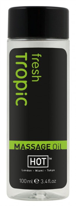 Массажное масло для тела Tropic Fresh - 100 мл. - HOT - купить с доставкой в Калининграде
