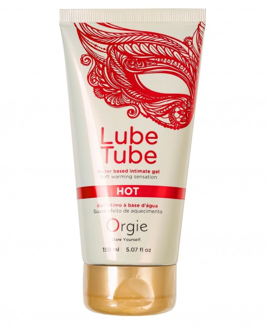 Интимный гель на водной основе Lube Tube Hot с разогревающим эффектом - 150 мл. - ORGIE - купить с доставкой в Калининграде