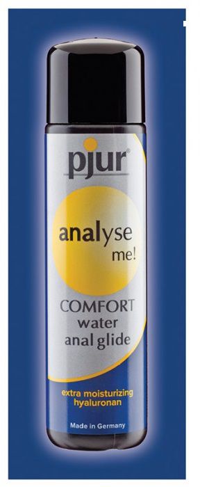 Анальный лубрикант pjur ANALYSE ME Comfort Water Anal Glide - 2 мл. - Pjur - купить с доставкой в Калининграде