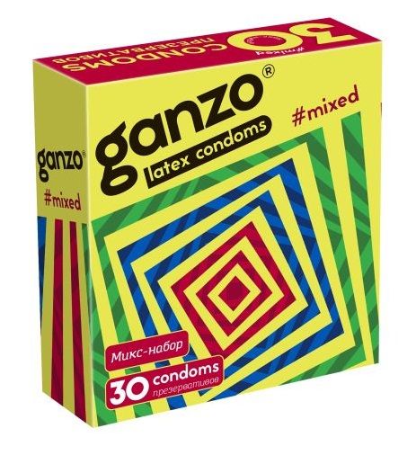 Микс-набор из 30 презервативов Ganzo Mixed - Ganzo - купить с доставкой в Калининграде