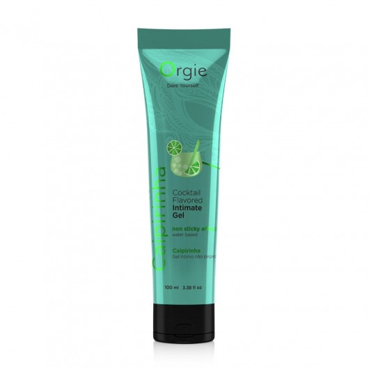 Съедобный интимный гель Orgie Lube Tube Cocktail Caipirinha - 100 мл. - ORGIE - купить с доставкой в Калининграде